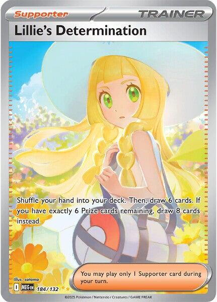 Lillie's Determination (184/132) [Mega Evolution: Base Set] | Exor Games Summserside
