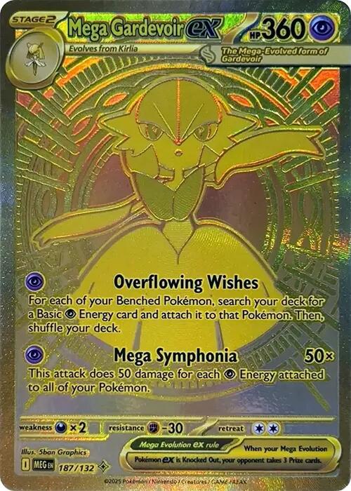 Mega Gardevoir ex (187/132) [Mega Evolution: Base Set] | Exor Games Summserside