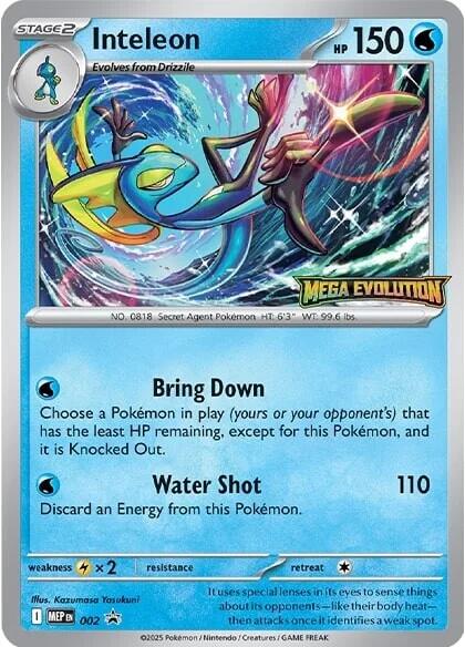 Inteleon (002) [Mega Evolutions Promo] | Exor Games Summserside