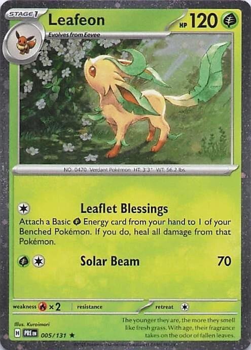 Leafeon (005/131) (Cosmos Holo) [Miscellaneous Cards] | Exor Games Summserside
