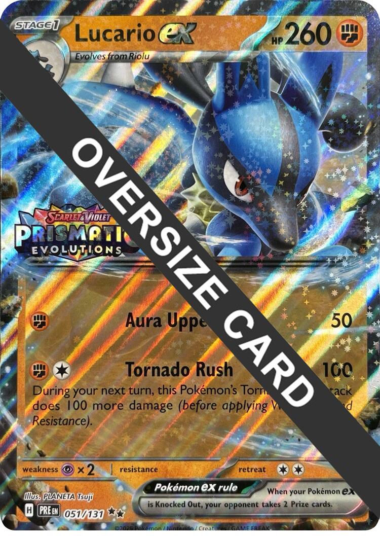 Lucario ex (051/131) (Prismatic Evolutions Stamp) [Scarlet & Violet: Prismatic Evolutions] | Exor Games Summserside