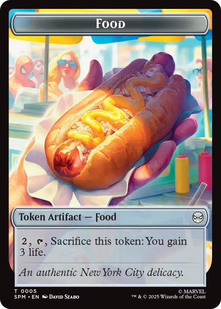 Food // Robot Double-Sided Token [Marvel's Spider-Man Tokens] | Exor Games Summserside