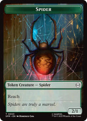Spider // Food Double-Sided Token [Marvel's Spider-Man Tokens] | Exor Games Summserside