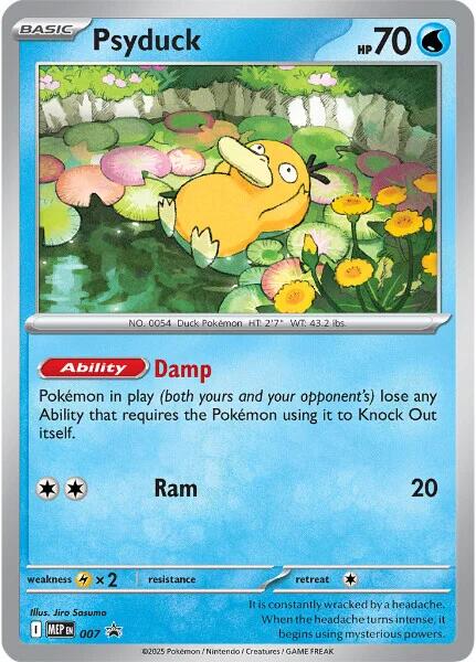 Psyduck (007) [Mega Evolutions Promo] | Exor Games Summserside