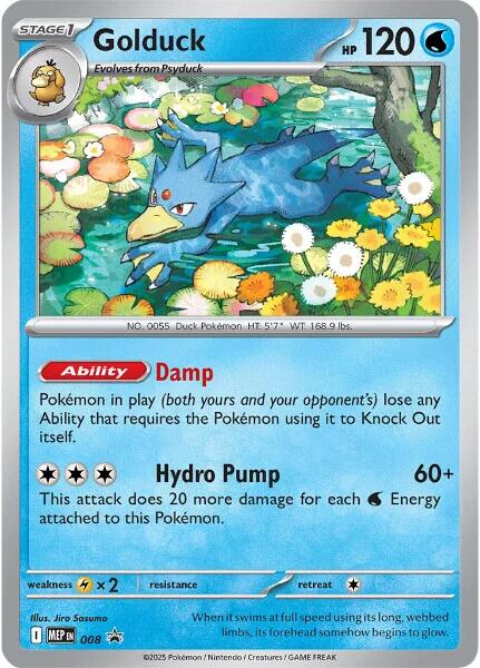 Golduck (008) [Mega Evolutions Promo] | Exor Games Summserside