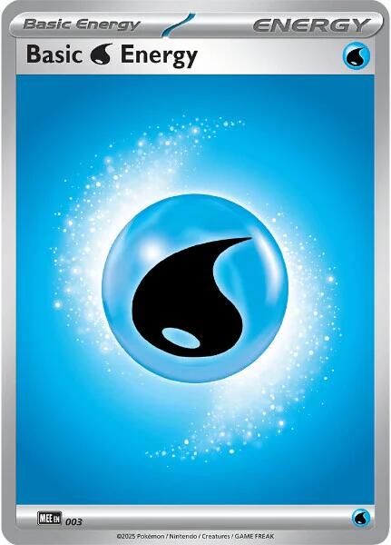Basic Water Energy - 003 [Mega Evolution Energies] | Exor Games Summserside