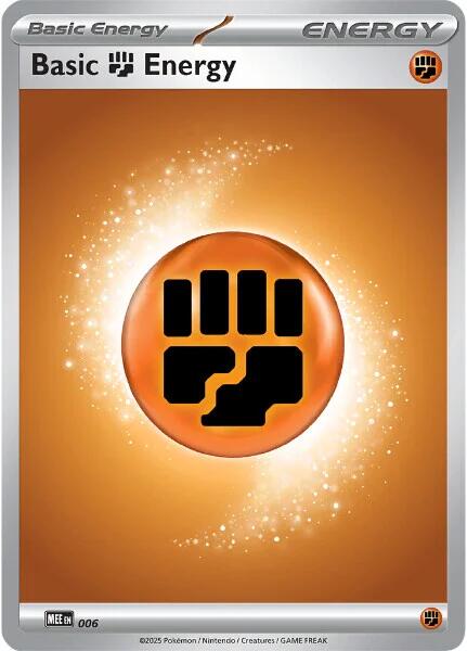 Basic Fighting Energy - 006 [Mega Evolution Energies] | Exor Games Summserside