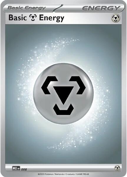Basic Metal Energy - 008 [Mega Evolution Energies] | Exor Games Summserside