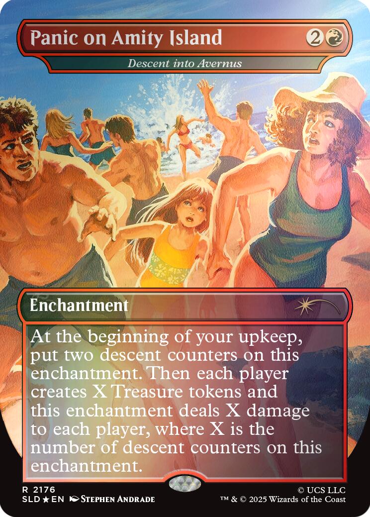 Panic on Amity Island - Descent into Avernus (Rainbow Foil) [Secret Lair Drop Series] | Exor Games Summserside