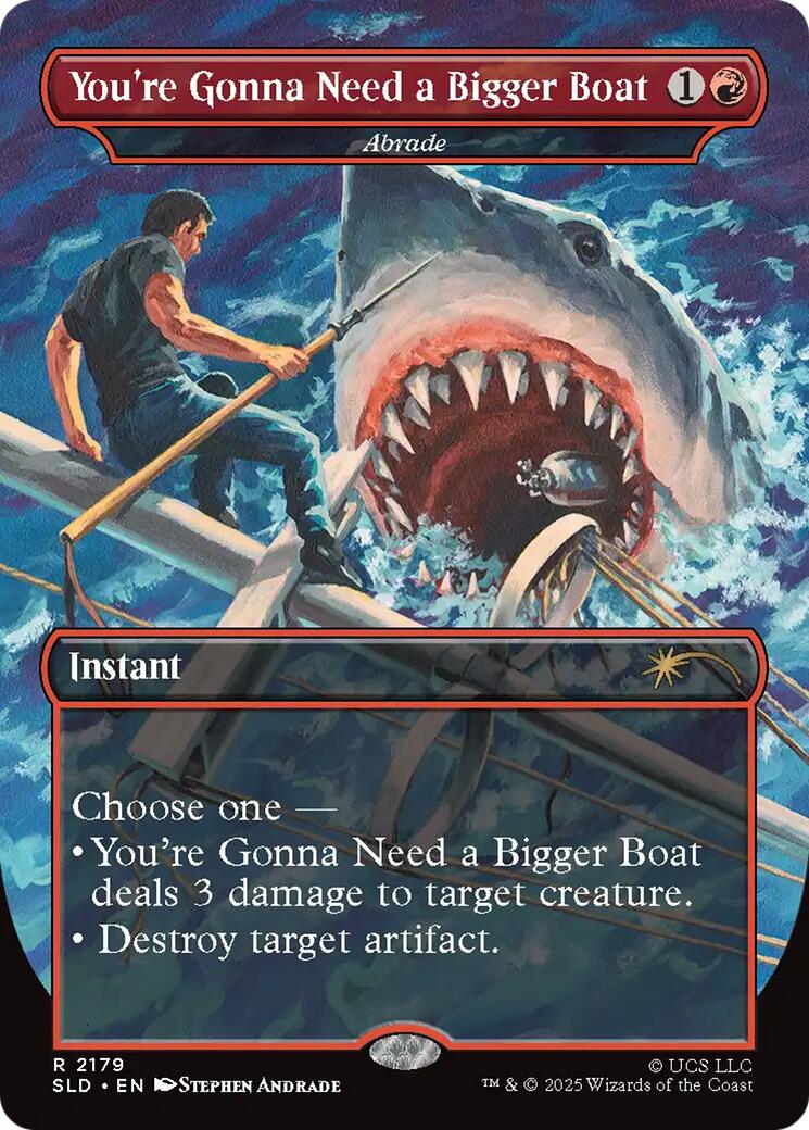 You're Gonna Need a Bigger Boat - Abrade [Secret Lair Drop Series] | Exor Games Summserside