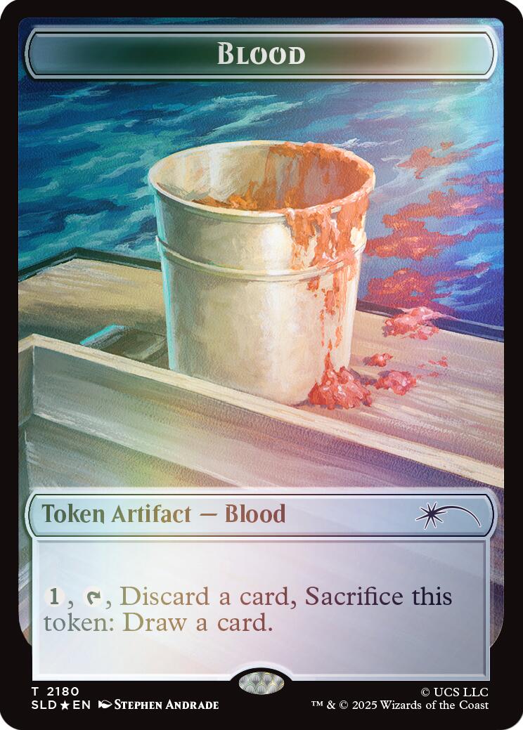 Blood Token (Rainbow Foil) [Secret Lair Drop Series] | Exor Games Summserside