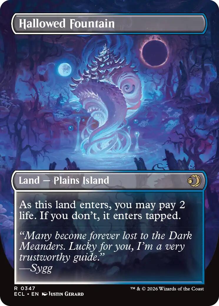 Hallowed Fountain (Borderless) [Lorwyn Eclipsed] | Exor Games Summserside