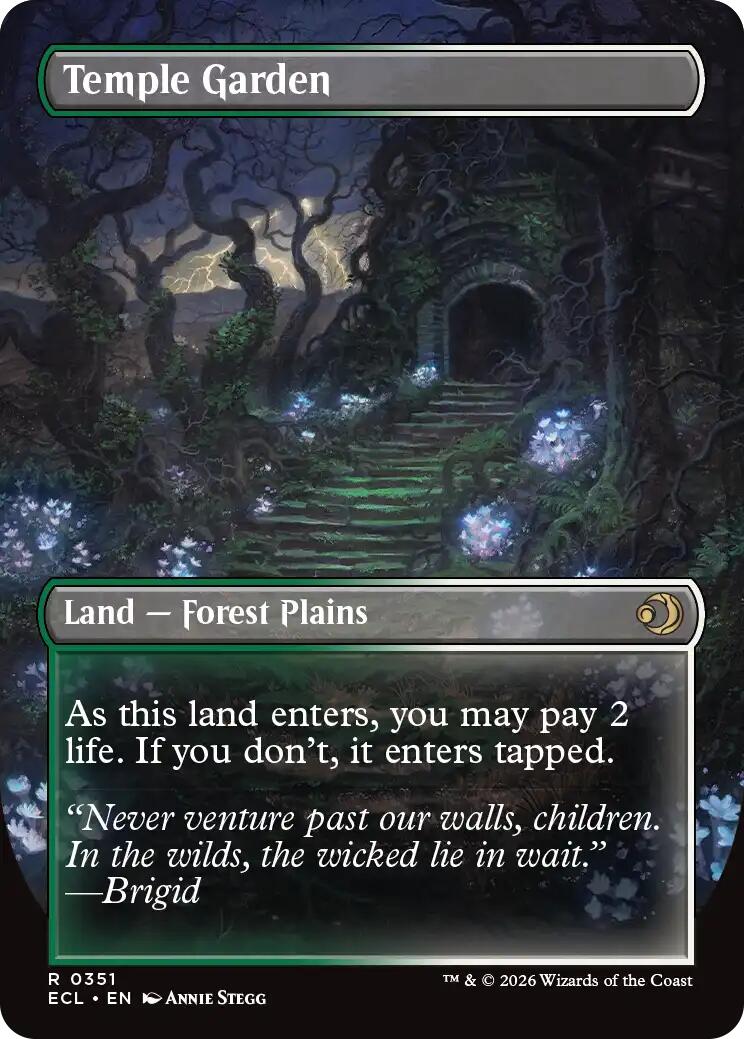 Temple Garden (Borderless) [Lorwyn Eclipsed] | Exor Games Summserside