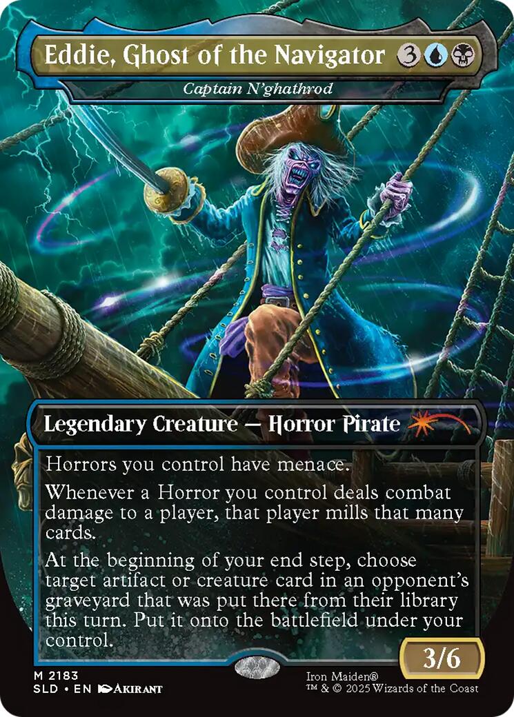 Eddie, Ghost of the Navigator - Captain N'ghathrod [Secret Lair Drop Series] | Exor Games Summserside