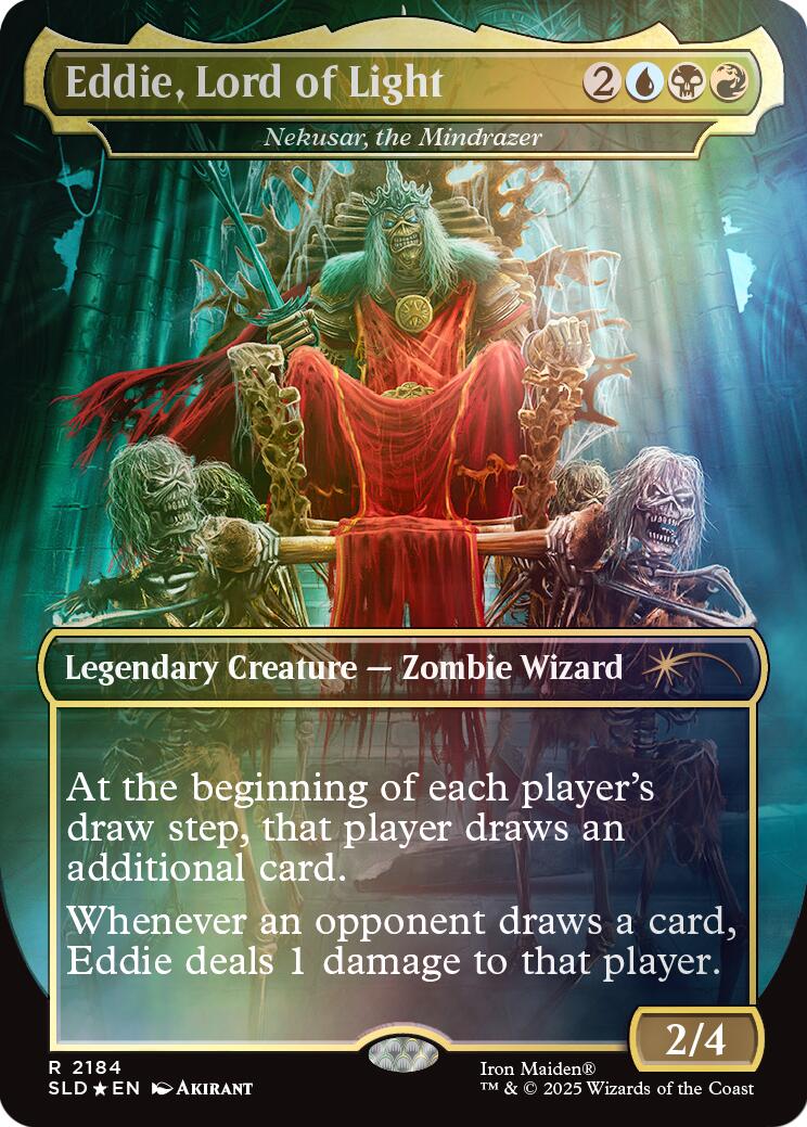 Eddie, Lord of Light - Nekusar, the Mindrazer (Rainbow Foil) [Secret Lair Drop Series] | Exor Games Summserside