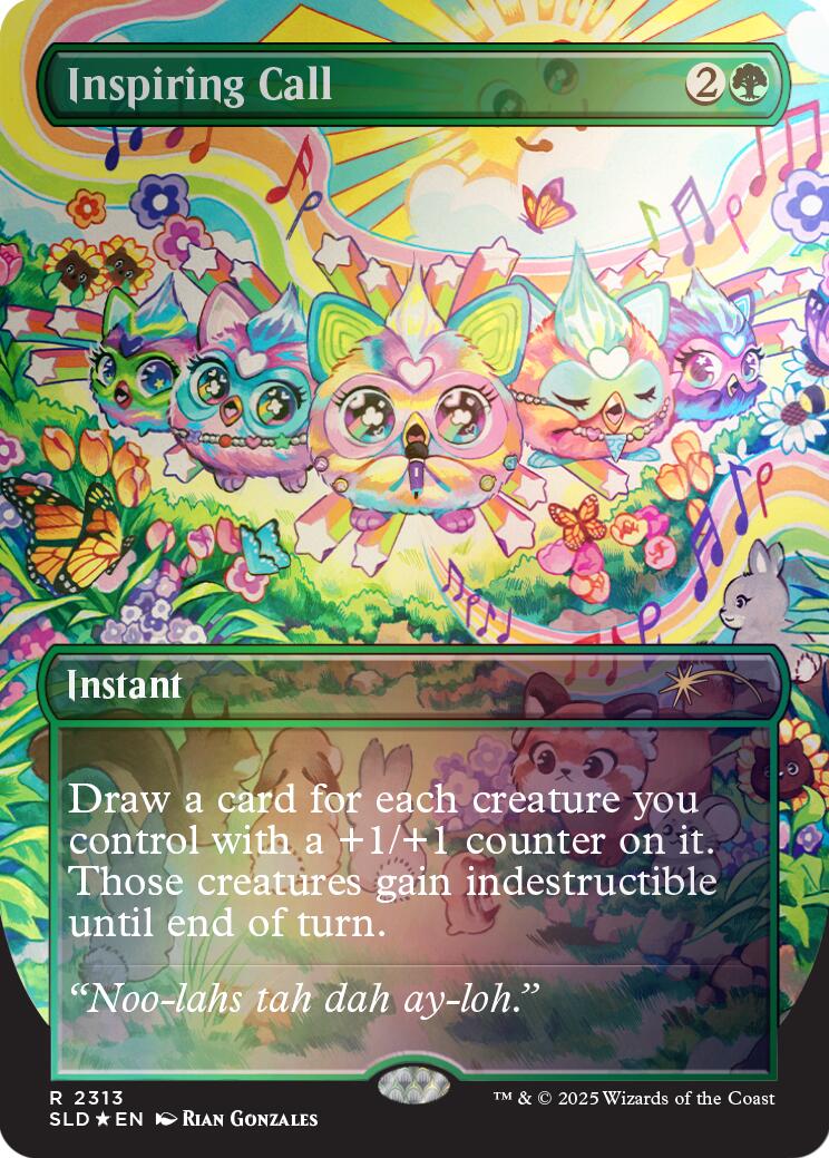 Inspiring Call (Rainbow Foil) [Secret Lair Drop Series] | Exor Games Summserside
