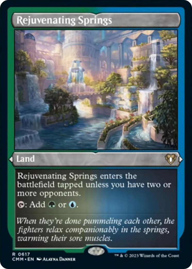 Rejuvenating Springs (Foil Etched) [Commander Masters] | Exor Games Summserside