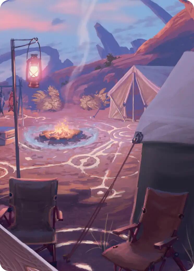 Chocobo Camp Scene Art Card [FINAL FANTASY Art Series] | Exor Games Summserside