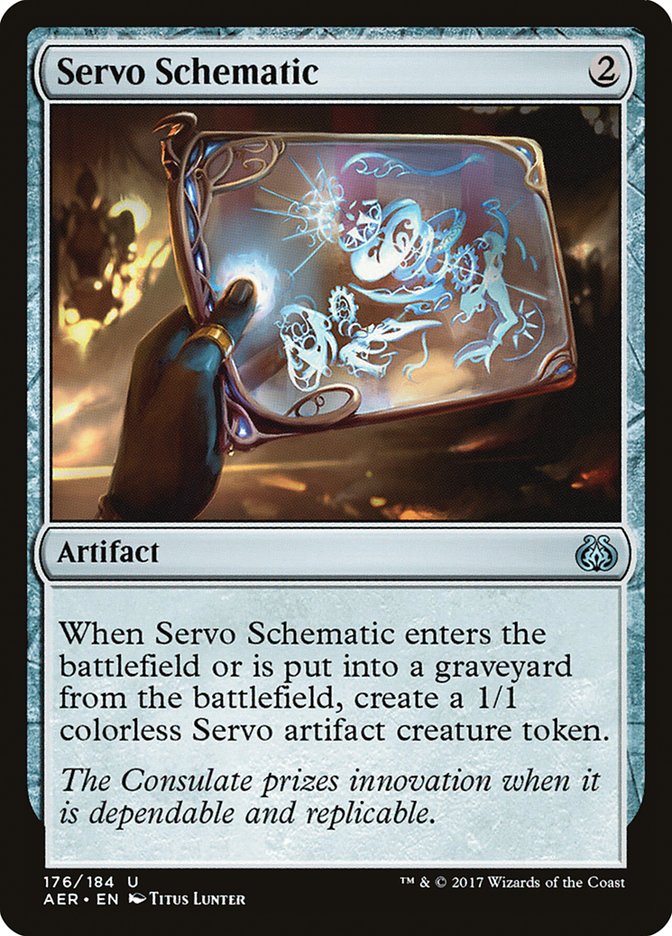 Servo Schematic [Aether Revolt] | Exor Games Summserside