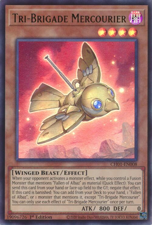 Tri-Brigade Mercourier [CH01-EN008] Ultra Rare | Exor Games Summserside