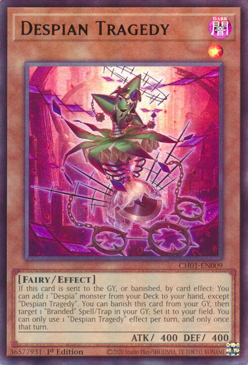Despian Tragedy [CH01-EN009] Ultra Rare | Exor Games Summserside