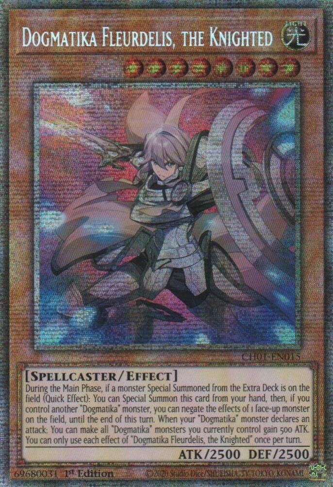 Dogmatika Fleurdelis, the Knighted (Starlight Rare) [CH01-EN015] Starlight Rare | Exor Games Summserside