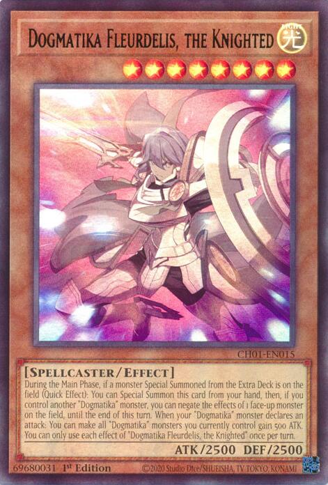 Dogmatika Fleurdelis, the Knighted [CH01-EN015] Ultra Rare | Exor Games Summserside