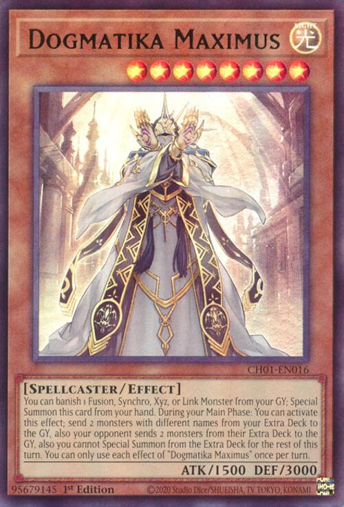Dogmatika Maximus [CH01-EN016] Ultra Rare | Exor Games Summserside
