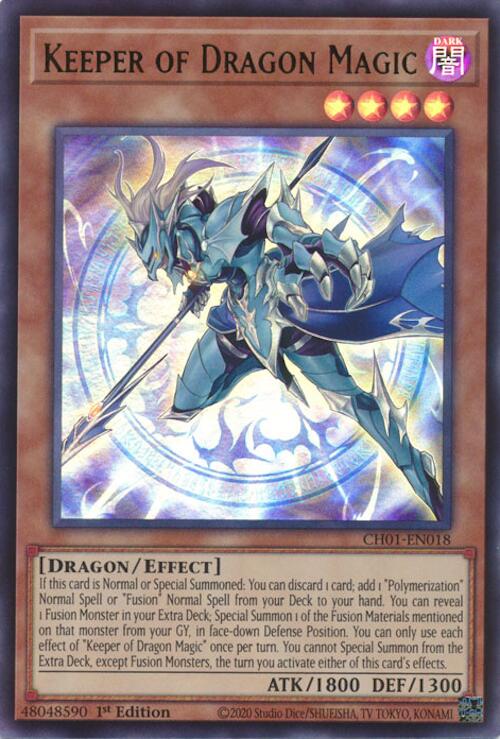 Keeper of Dragon Magic [CH01-EN018] Ultra Rare | Exor Games Summserside