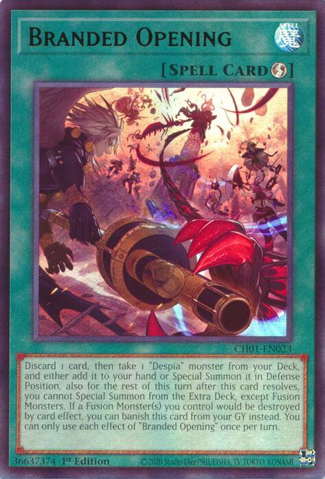 Branded Opening [CH01-EN023] Ultra Rare | Exor Games Summserside