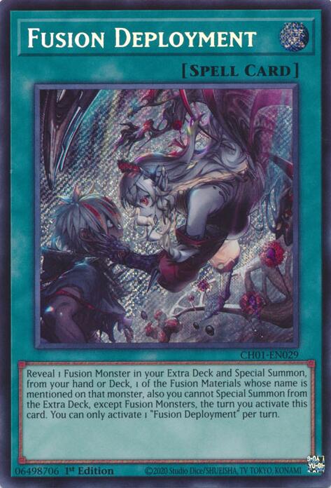 Fusion Deployment (Secret Rare) [CH01-EN029] Secret Rare | Exor Games Summserside