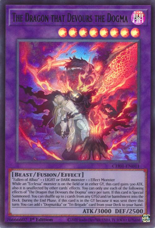 The Dragon that Devours the Dogma [CH01-EN041] Ultra Rare | Exor Games Summserside