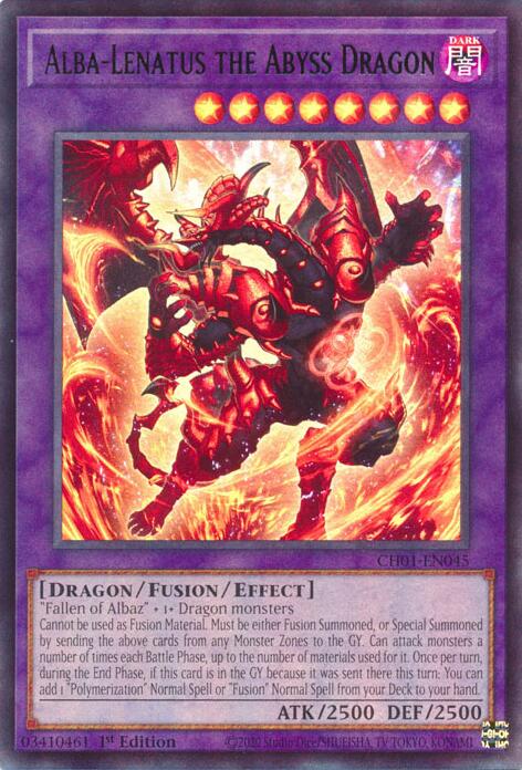 Alba-Lenatus the Abyss Dragon [CH01-EN045] Ultra Rare | Exor Games Summserside