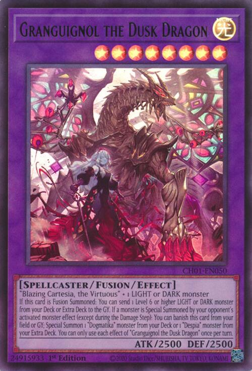 Granguignol the Dusk Dragon [CH01-EN050] Ultra Rare | Exor Games Summserside