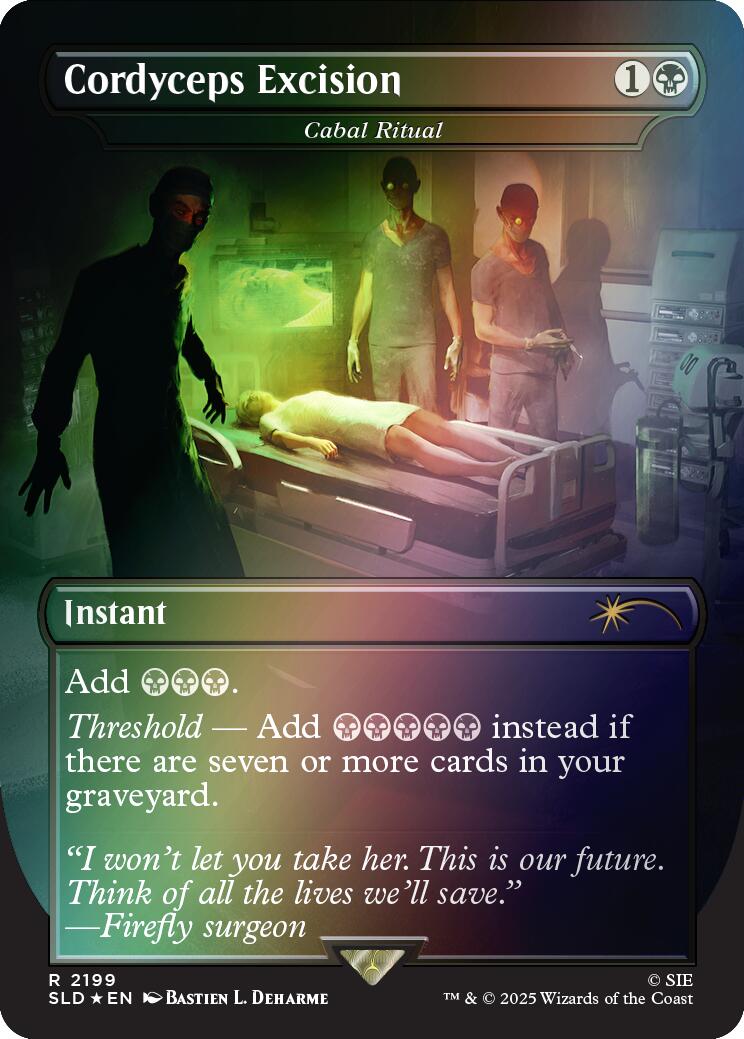 Cordyceps Excision - Cabal Ritual (Rainbow Foil) [Secret Lair Drop Series] | Exor Games Summserside