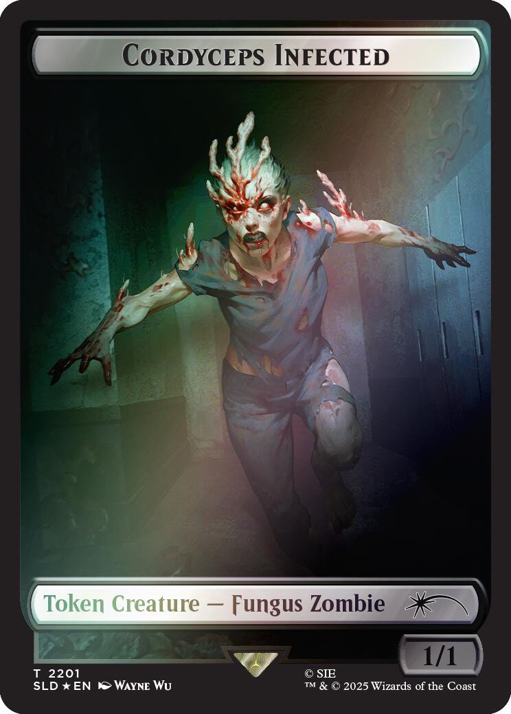 Cordyceps Infected Token (2201) (Rainbow Foil) [Secret Lair Drop Series] | Exor Games Summserside