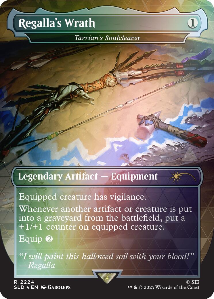 Regalla's Wrath - Tarrian's Soulcleaver (Rainbow Foil) [Secret Lair Drop Series] | Exor Games Summserside