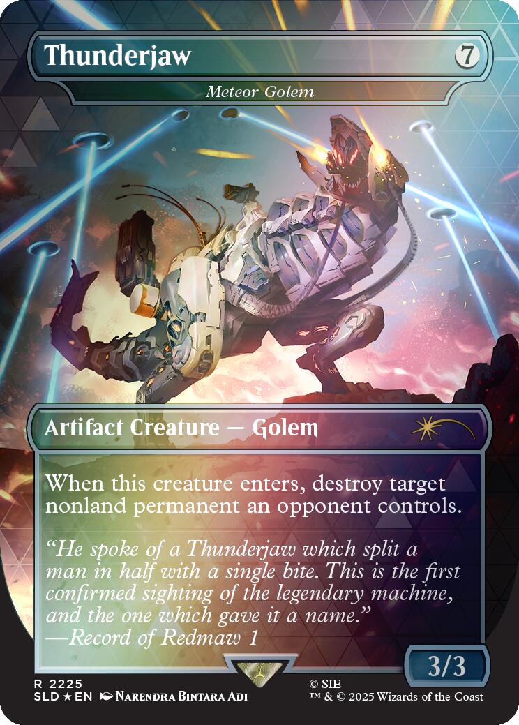Thunderjaw - Meteor Golem (Rainbow Foil) [Secret Lair Drop Series] | Exor Games Summserside
