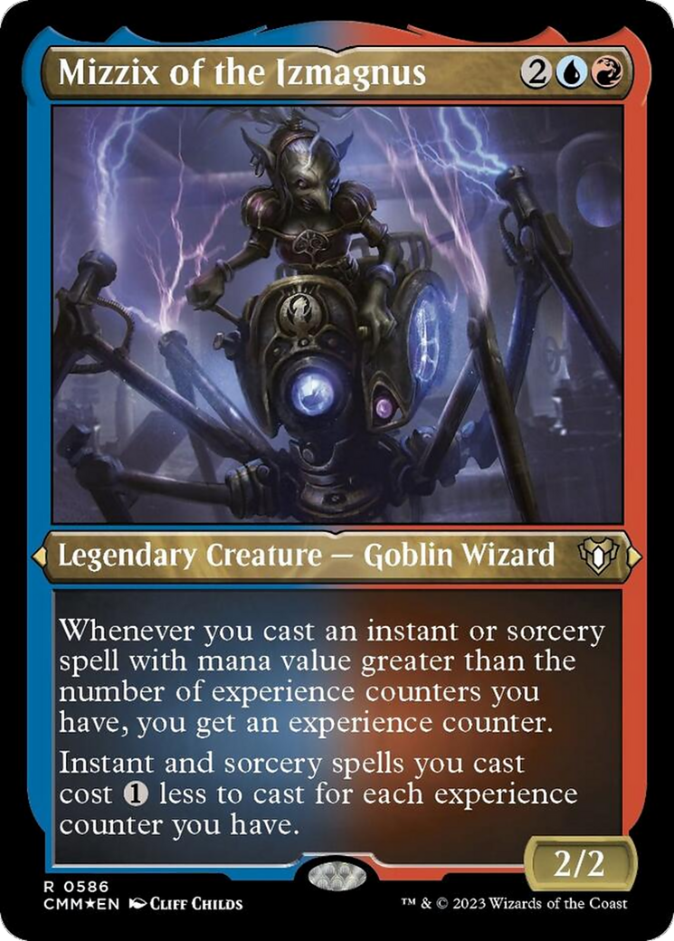 Mizzix of the Izmagnus (Foil Etched) [Commander Masters] | Exor Games Summserside
