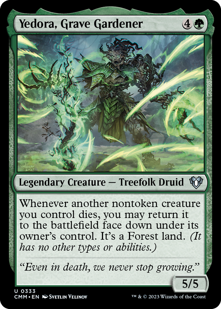 Yedora, Grave Gardener [Commander Masters] | Exor Games Summserside