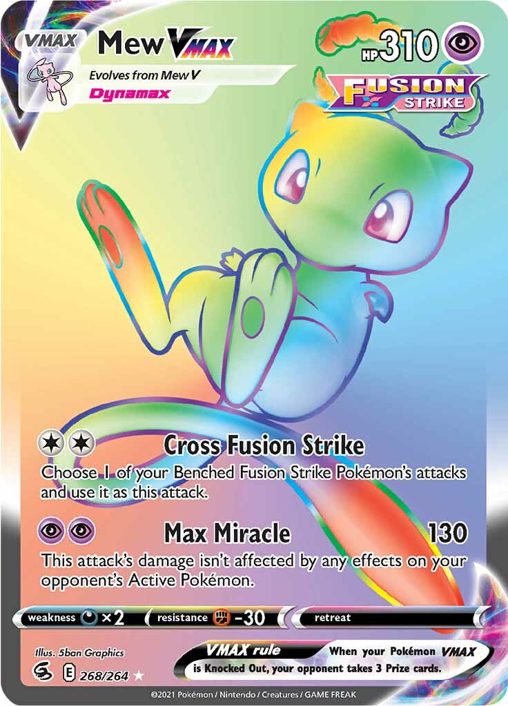 Mew VMAX (268/264) [Sword & Shield: Fusion Strike] | Exor Games Summserside