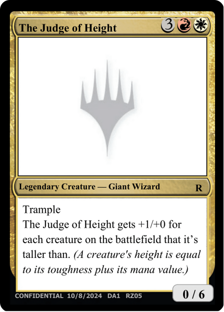 The Judge of Height [Unknown Event] | Exor Games Summserside