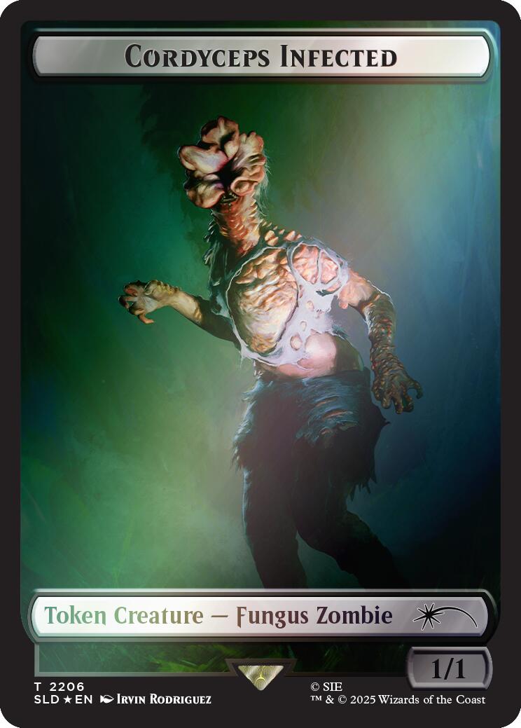 Cordyceps Infected Token (2206) (Rainbow Foil) [Secret Lair Drop Series] | Exor Games Summserside