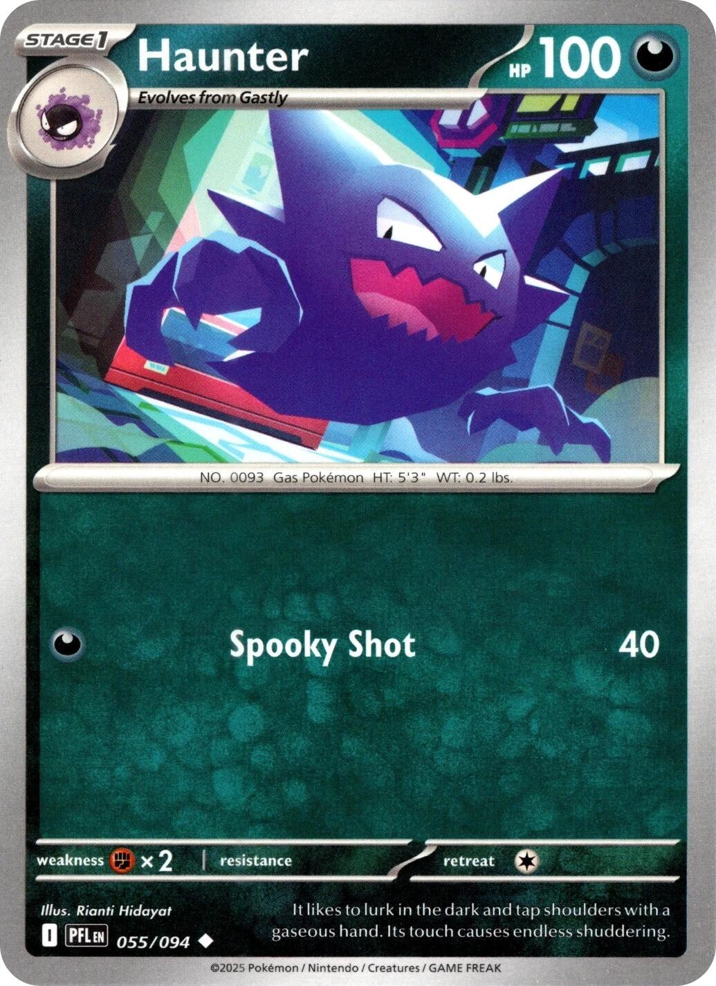 Haunter (055/094) [Mega Evolution: Phantasmal Flames] | Exor Games Summserside