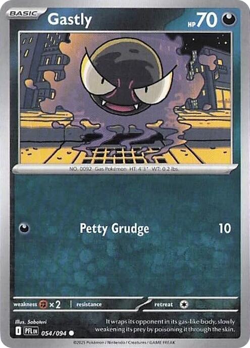 Gastly (054/094) [Mega Evolution: Phantasmal Flames] | Exor Games Summserside