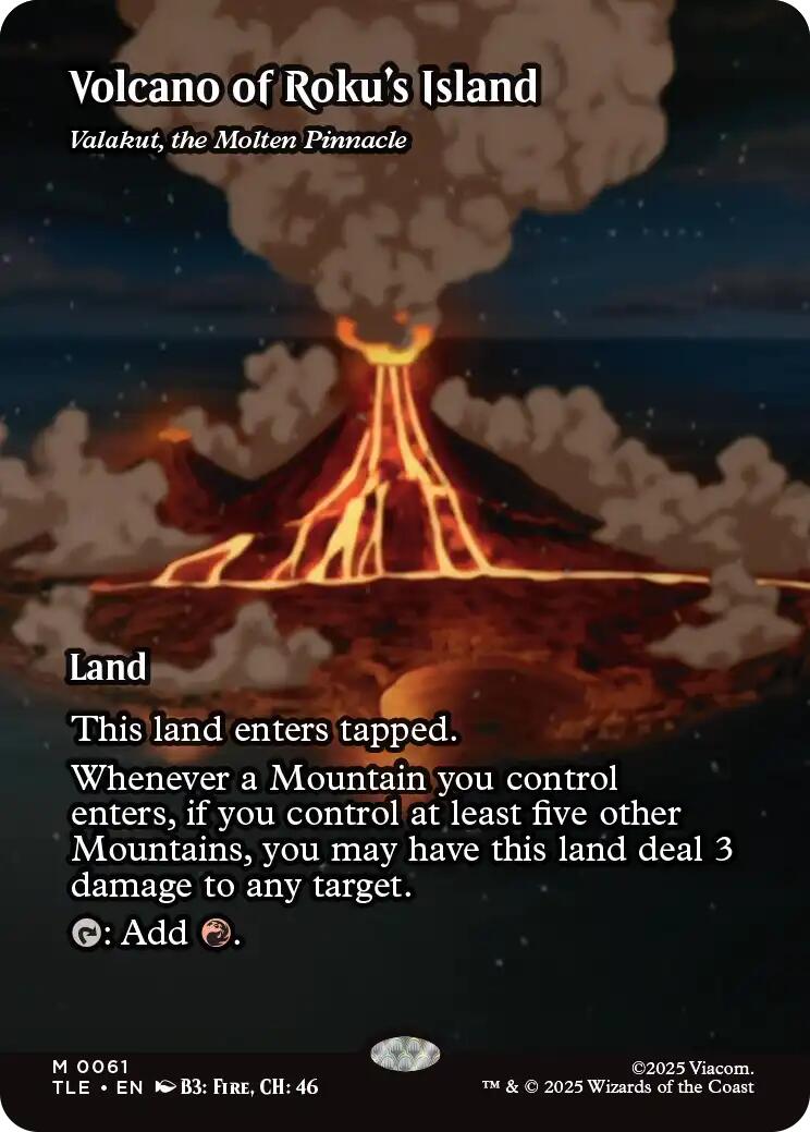Volcano of Roku's Island - Valakut, the Molten Pinnacle [Avatar: The Last Airbender: Eternal-Legal] | Exor Games Summserside