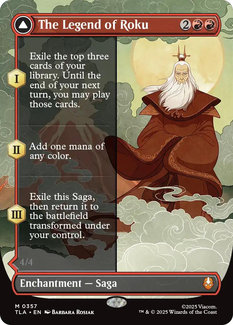 The Legend of Roku (Borderless) [Avatar: The Last Airbender] | Exor Games Summserside