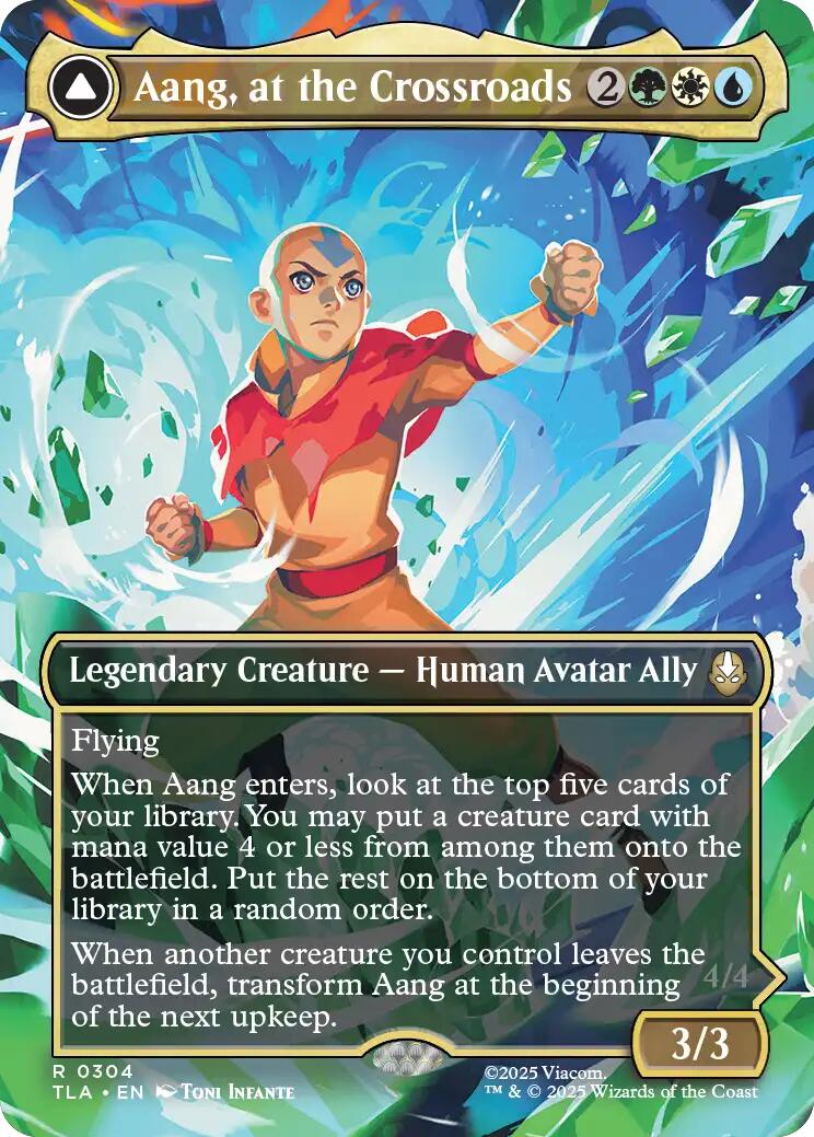 Aang, at the Crossroads (Borderless) [Avatar: The Last Airbender] | Exor Games Summserside