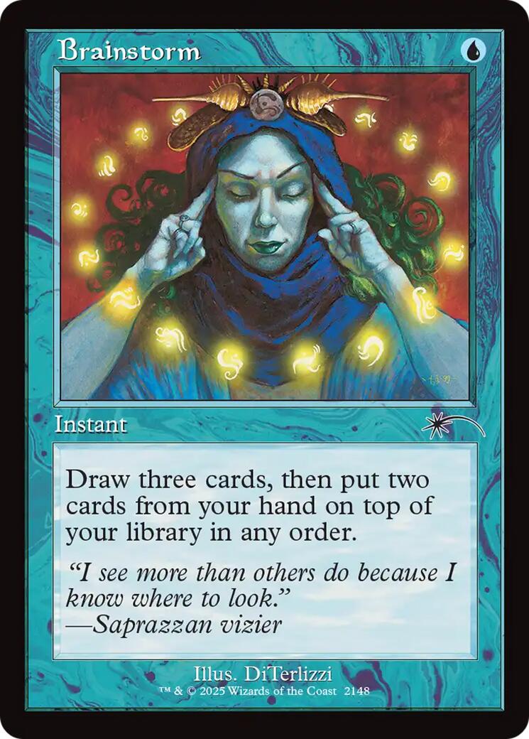 Brainstorm (2148) (Retro Frame) [Secret Lair Drop Series] | Exor Games Summserside