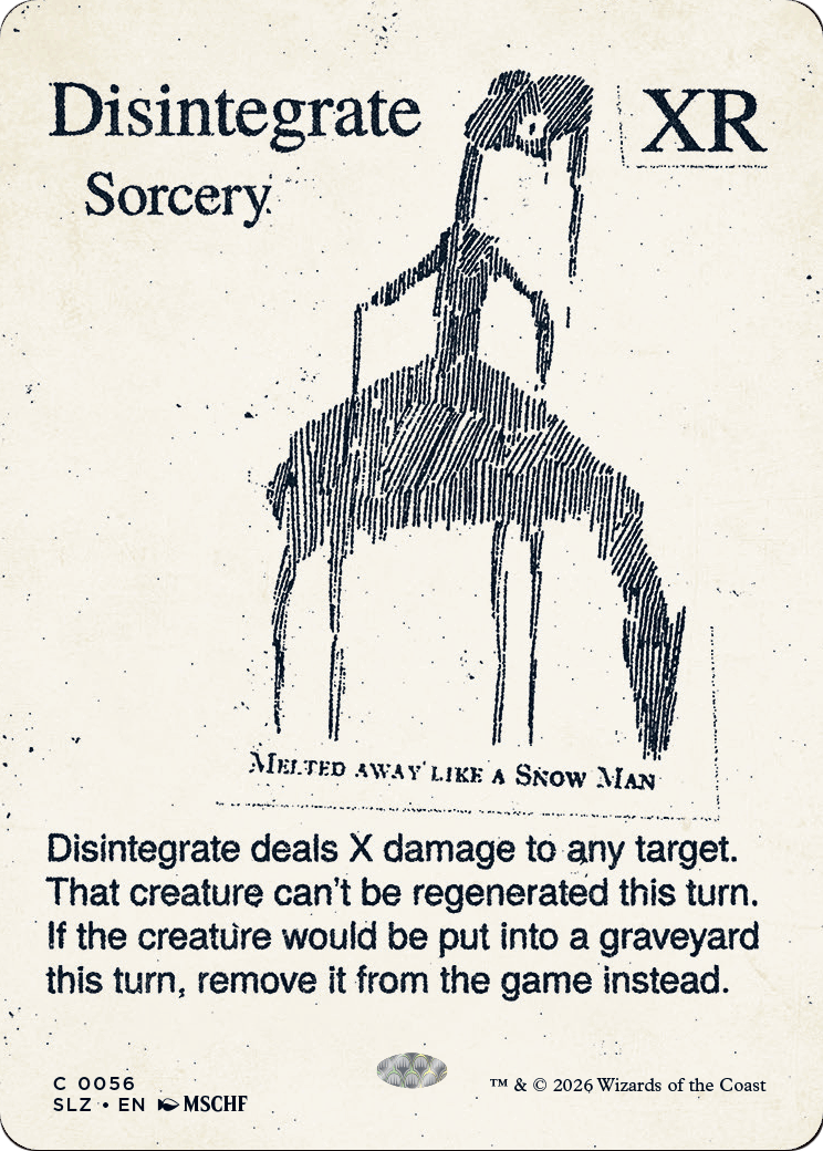Disintegrate (0056) [Secret Lair x MSCHF: The Zeta Set] | Exor Games Summserside